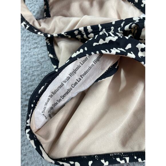 Kona Sol Swim Bottom Womens Medium (8-10) Black Low Rise Mid Seat Coverage NWT - Picture 7 of 10